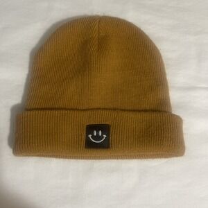 Baby Beanie  Size XS Gold Unisex Warm, Soft, Cozy Hat, Headwear, Cap Toboggan